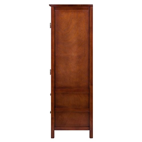 Ergode Wood 3-Pc Brooke Cupboard Set | French Country Charm | Modern Convenience | Solid & Composite Wood | Walnut Finish | Assembly Required (94357-VV)