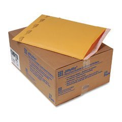 Sealed Air Jiffylite Self-Seal Mailer, Side Seam, #6, Golden Brown, 25/Carton (Case Of 2)