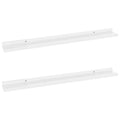 vidaXL 2X Wall Shelves Wall Mounted Storage Hanging Display Organizer Living Room Home Interior Office CD Rack Ledge Floating Hi