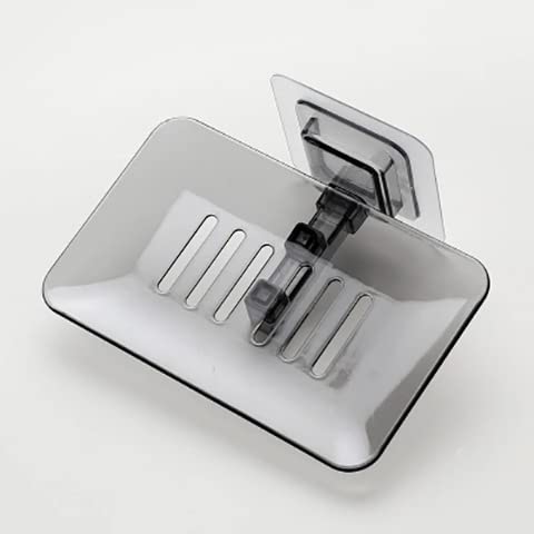 NYALA Plastic 1 Pcs Soap Dish for Shower, SelfAdhesive Soap Holder for Bathroom, Wall Mounted Shower Soap Stand, No Drilling So