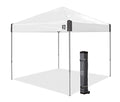 E-Z Up Amb3Ssgf10Wh Ambassador, 10' X 10', Roller Bag And 4 Piece Spike Set, White Slate Instant Tent Shelter Canopy
