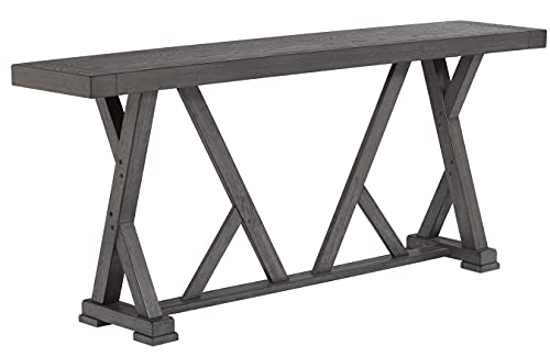 Progressive Furniture Fiji Counter Table, 84&quot; W X 18&quot; D X 36&quot; H, Harbor Gray