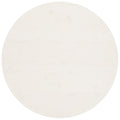 vidaXL Solid Pinewood Round Table Top, Dining/Coffee/Garden Table, Easy to Clean, 35.4" Diameter, White Finish