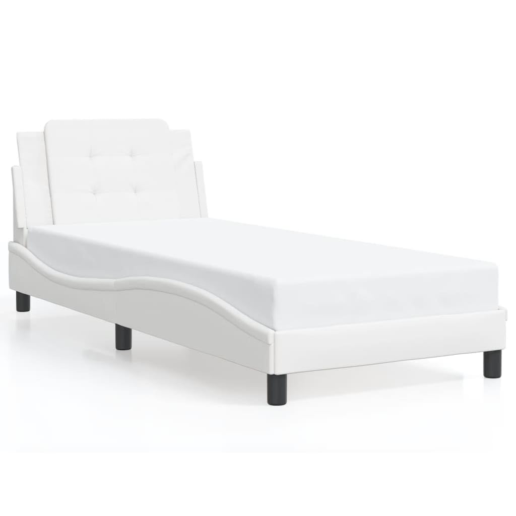 vidaXL Twin XL Bed Frame with Headboard - Thumbnail 3