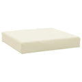 vidaXL Floor Pallet Cushion 23.6"x23.6"x2.4" Cream Fabric