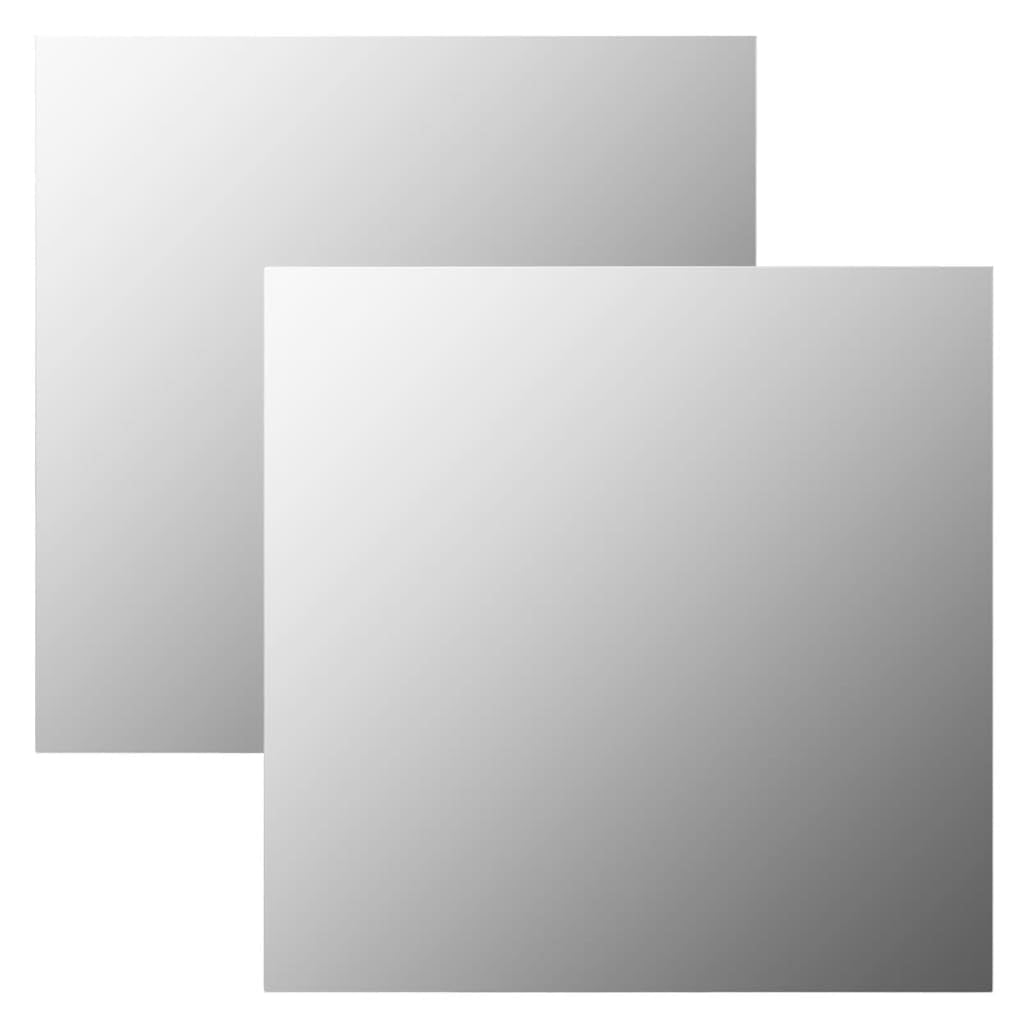 vidaXL Bedroom Mirror Vanity Mirror Hanging Mirror for Bedroom Glass Square