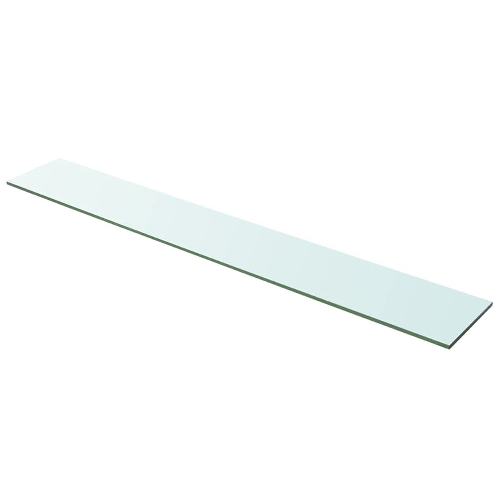 vidaXL Wall Shelf Set – Floating & Tempered Glass Shelves - Modern Clear Glass Shelf Panels 39.4&quot;x5.9&quot;