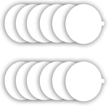 Flea Trap Refill Discs 7.1 Inch Replacement Glue Boards For Most Models Flea Traps For Inside Your Home, 12 Pack