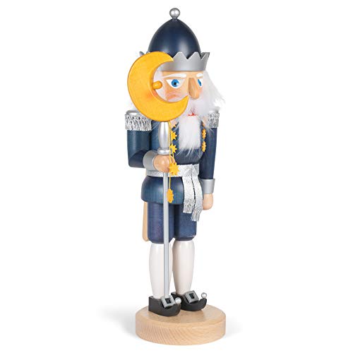 Alexander Taron Christian Ulbricht Nutcracker - Moon King - 15.6" H X 6" W X 5.25" D