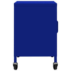 vidaXL Storage Cabinet Navy Blue 23.6"x13.8"x19.3" Steel