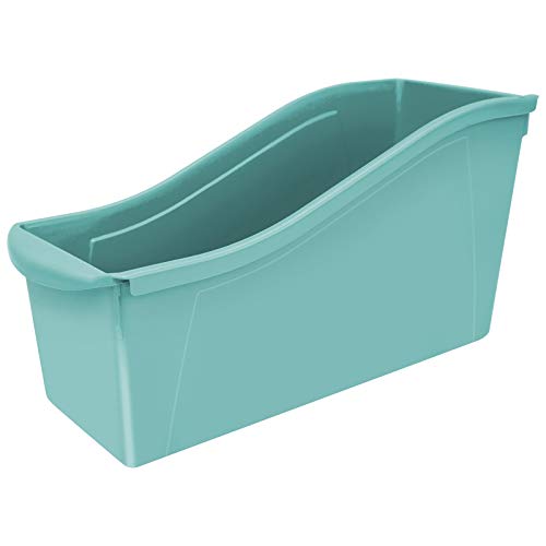 STOREX INDUSTRIES (6 EA) Large Book BIN Teal