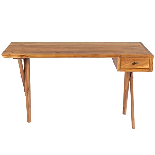 HomeRoots Natural Wooden Desk