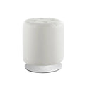 Sikes Swivel Ottoman White