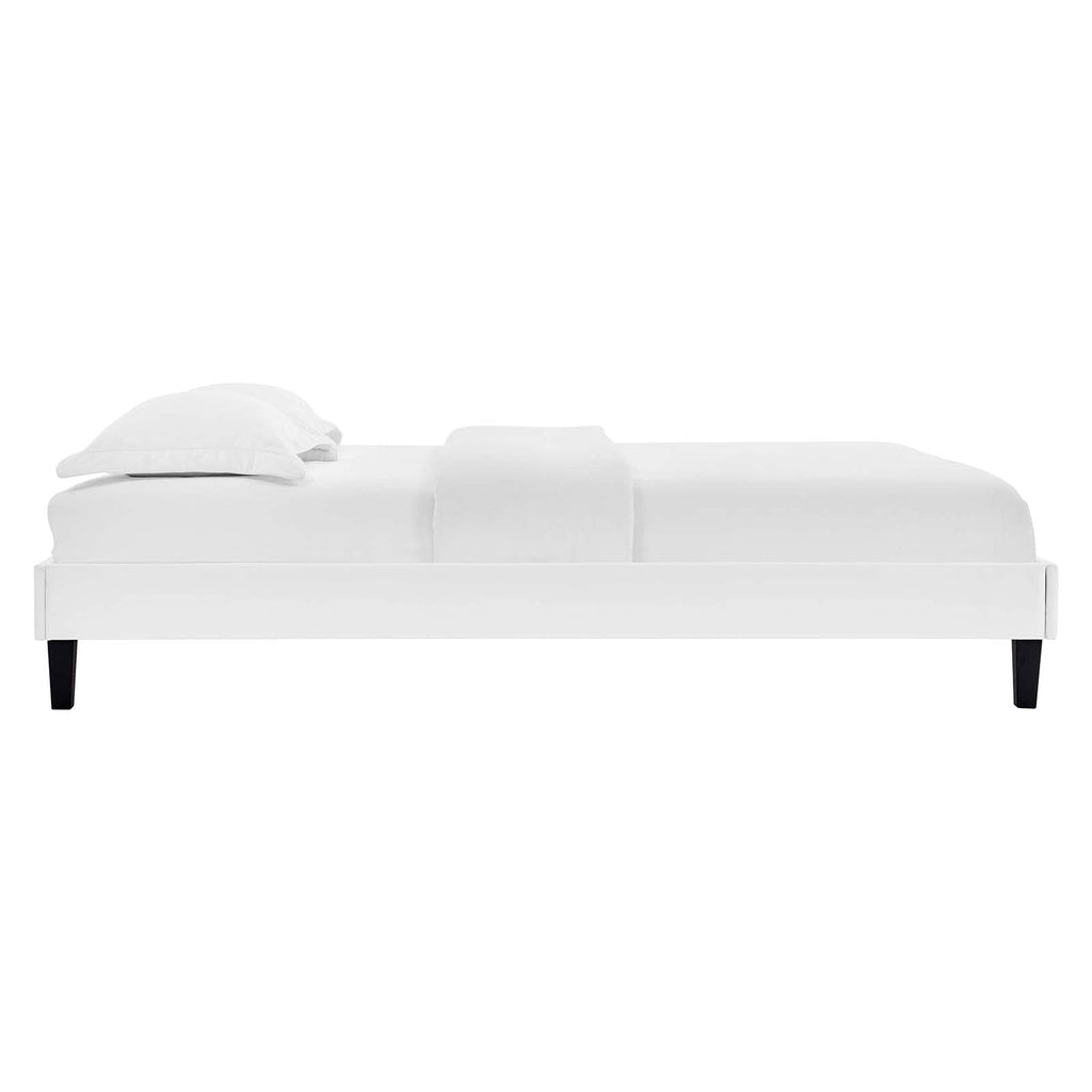 Modway Reign Platform, Queen, White