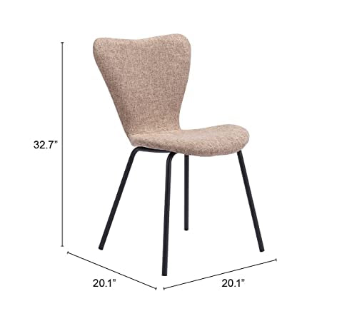 Zuo Tollo Dining Chair Brown