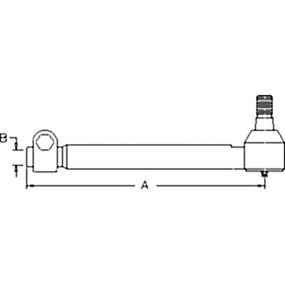 Raparts 1968464C1 New Tie Rod Fits Case-Ih Tractor Models 395 495 585 595 685 695 +