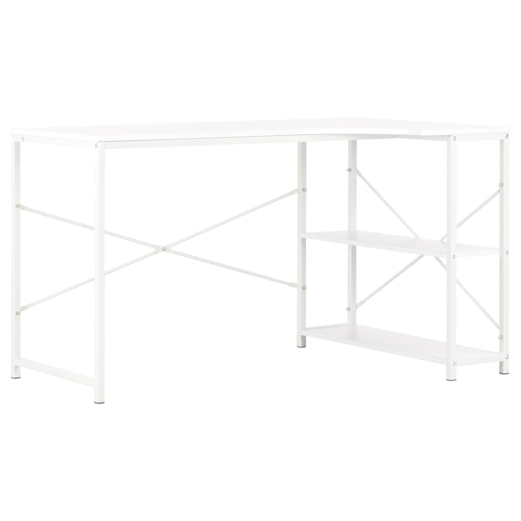 vidaXL Computer Desk White 47.2&quot;x28.3&quot;x27.6&quot;