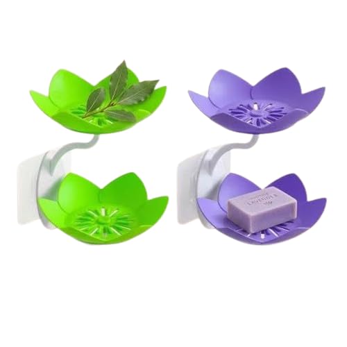 Soap Dish Holder with Drainage | DrillFree Waterproof Soap Storage Tray