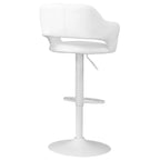Monarch Specialties White Barstool - 22.5L x 21W x 36H, Modern Design, Stylish Seating for Kitchen or Dining Room