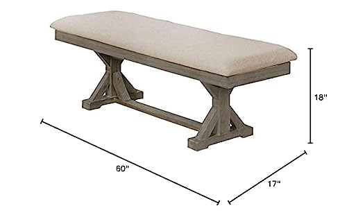 Best Quality Furniture Dining Bench (Single) Beige