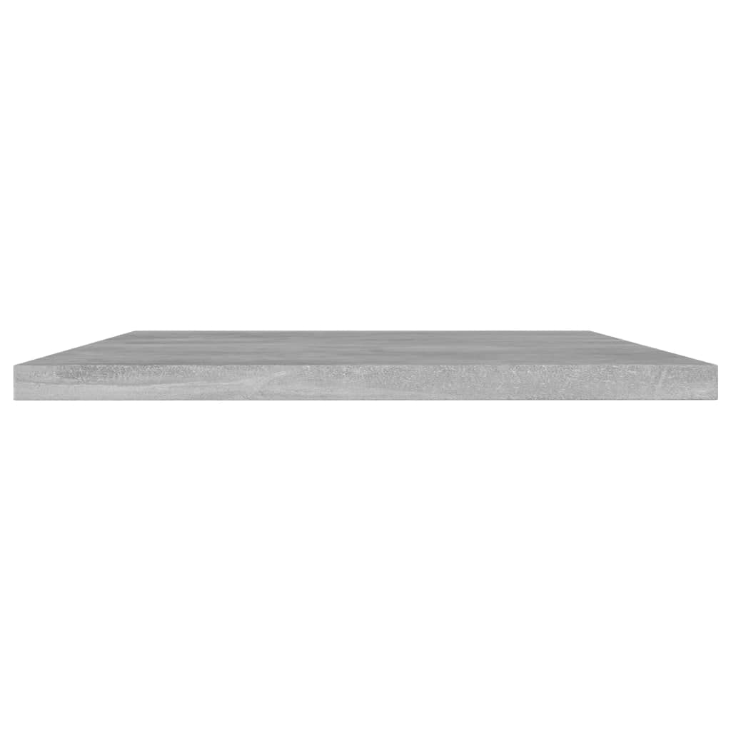 vidaXL Bookshelf Boards - Versatile and Durable Engineered Wood Boards - Concrete Gray - Perfect for Home or Office Storage Solutions