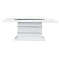 Acme Furniture Rectangular Dining Table, White