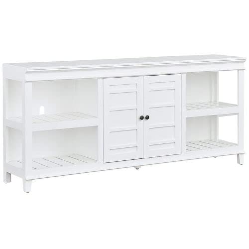 Progressive Furniture Swan White Reagan 72 Inch Tv Media Console