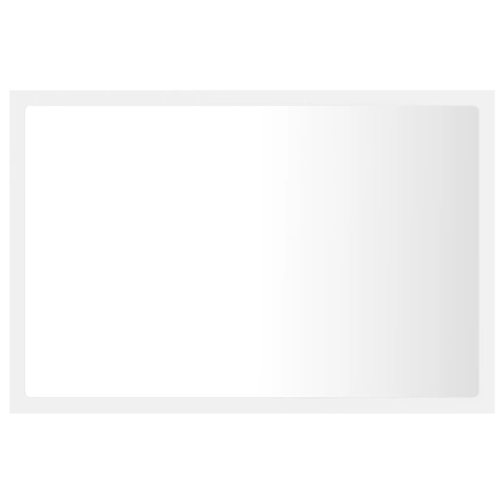 Vidaxl Led Bathroom Mirror Vanity Unit Washroom Wall Furniture Interior Hallway Bedroom Laundry Room Dressing 23.6&quot; Concrete Gray Acrylic