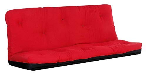 Acme Nabila Full Futon Mattress in Red & Black