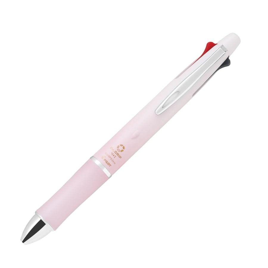 Pilot Pilot Multifunction Pen Grip 4+1 4 Colors + Sharp 0.3Mm Pale Coral Pink Pbkhdf-1Smf3-Pcp