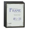 Wholesale CASE of 20 - NuDell Easy Slide-In Document Frame-Document Frame, Easy Slide -In Feature, 8-1/2"x11", Black
