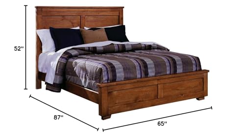 Progressive Furniture Queen Diego Bed, Cinnamon Pine