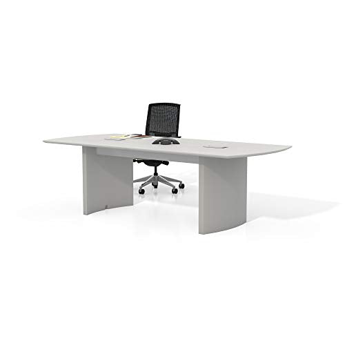 Safco Products Medina Modern Office Conference Meeting Room Table, 8', Textured Sea Salt