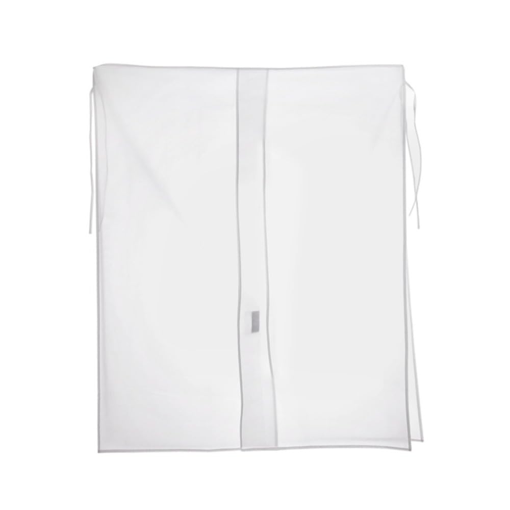 MOPFOL 47Inch Garment Cover Translucent PEVA Dust Proof Protector Reusable Closet Organizer for Clothes Storage in Wardrobe