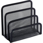 Lorell 84153 Vertical Sorter, 5-5/8-Inch X3-1/8-Inch X5-1/4-Inch , Black Mesh
