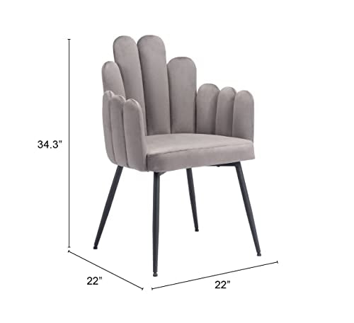 Zuo Noosa Dining Chair Gray