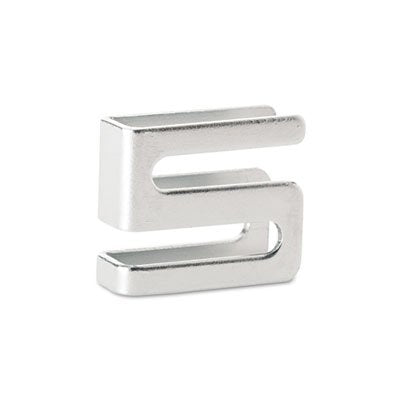 Alera Silver Wire Shelving Metal S Hooks in Black - 4 Hooks/Pack ALESW59SH