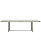 Safco Mirella Conference Table Sitting Height - 8' White Ash