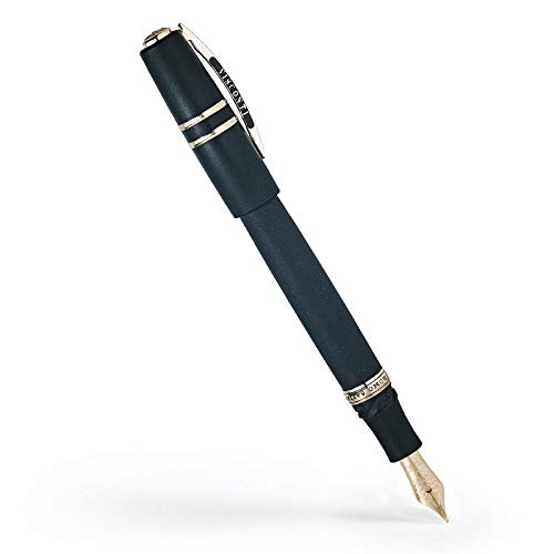 Visconti Homo Sapiens Bronze Over Fountain Pen 23Ct Rose Gold Nib Extra Fine