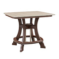 American Furniture Classics Counter Height Dining Table, Weatherwood & Tudor Brown