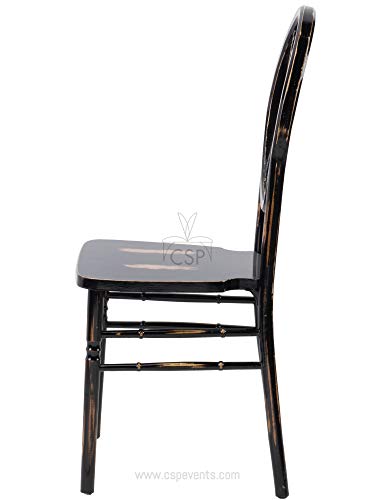 Commercial Seating Products Sandglass Lime Black Wood Chairs, 2-Pack