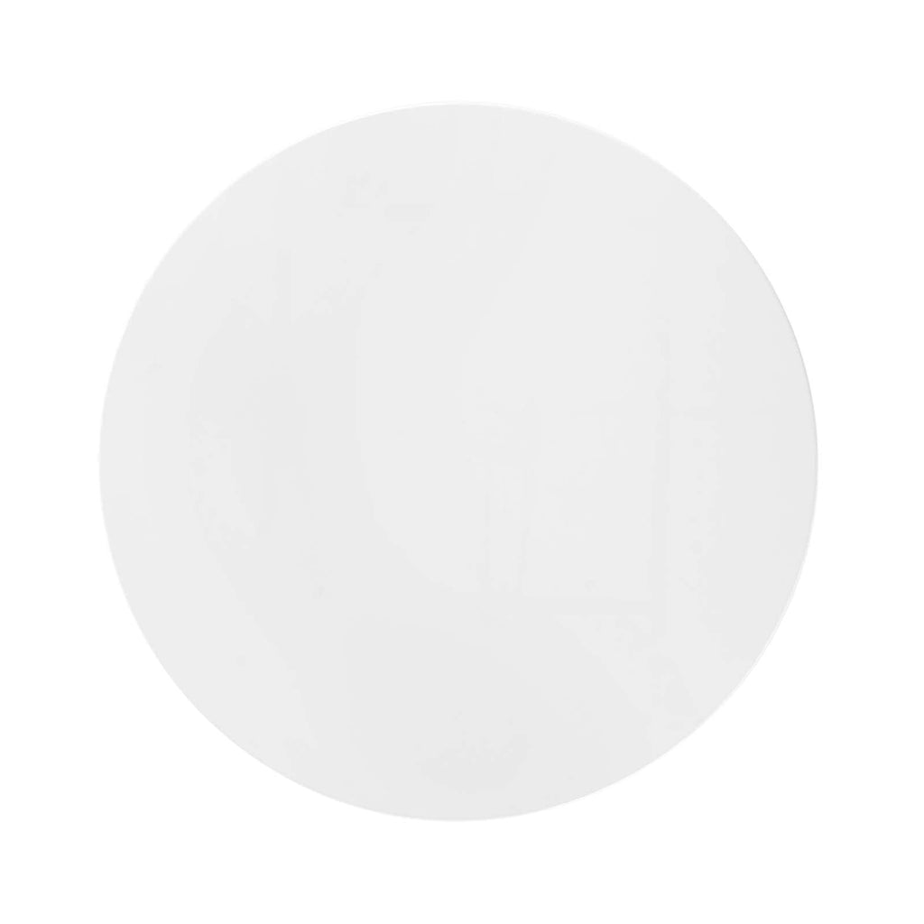 Modway Lippa 36" Mid-Century Modern Dining Table With Round Top In Gold White
