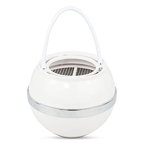Crystal Quest White Bath Ball Filter  Removes Hundreds of Contaminants for Softer, Smoother Skin  BPA Free  2,500 Gallons of Fil