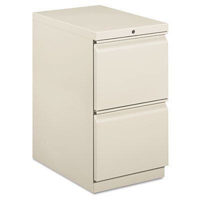 Hon Brigade Standard Height Pedestal - 15 X 22.9 X 28 - 2 X File Drawer[S] - Security Lock - Light Gray