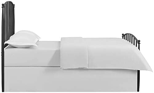 Crosley Furniture Whitney Bed Set, Black, Queen