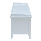 Acme Flavius 3-Drawer Wooden Storage Bench in White