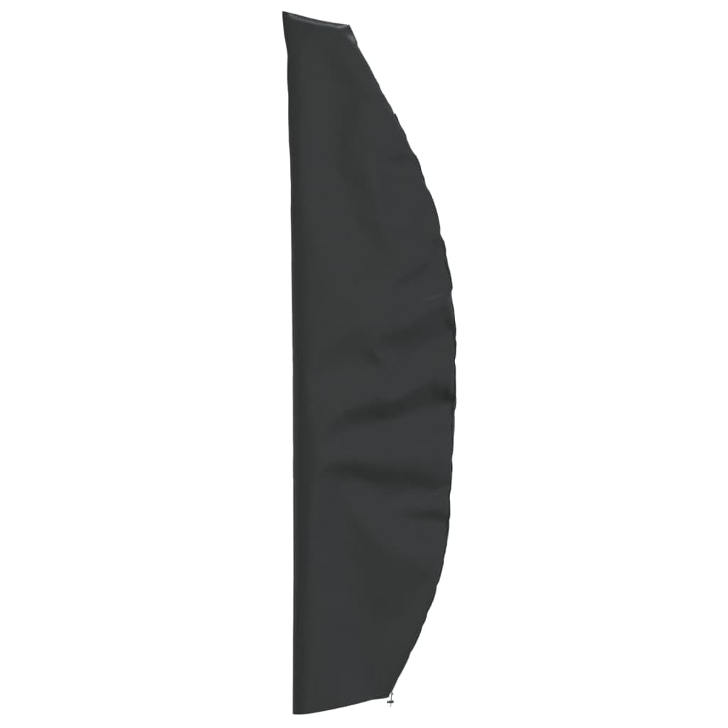 vidaXL Patio Umbrella Cover Black 110.2inchx11.8inch/31.9inch/17.7inch 420D Oxford