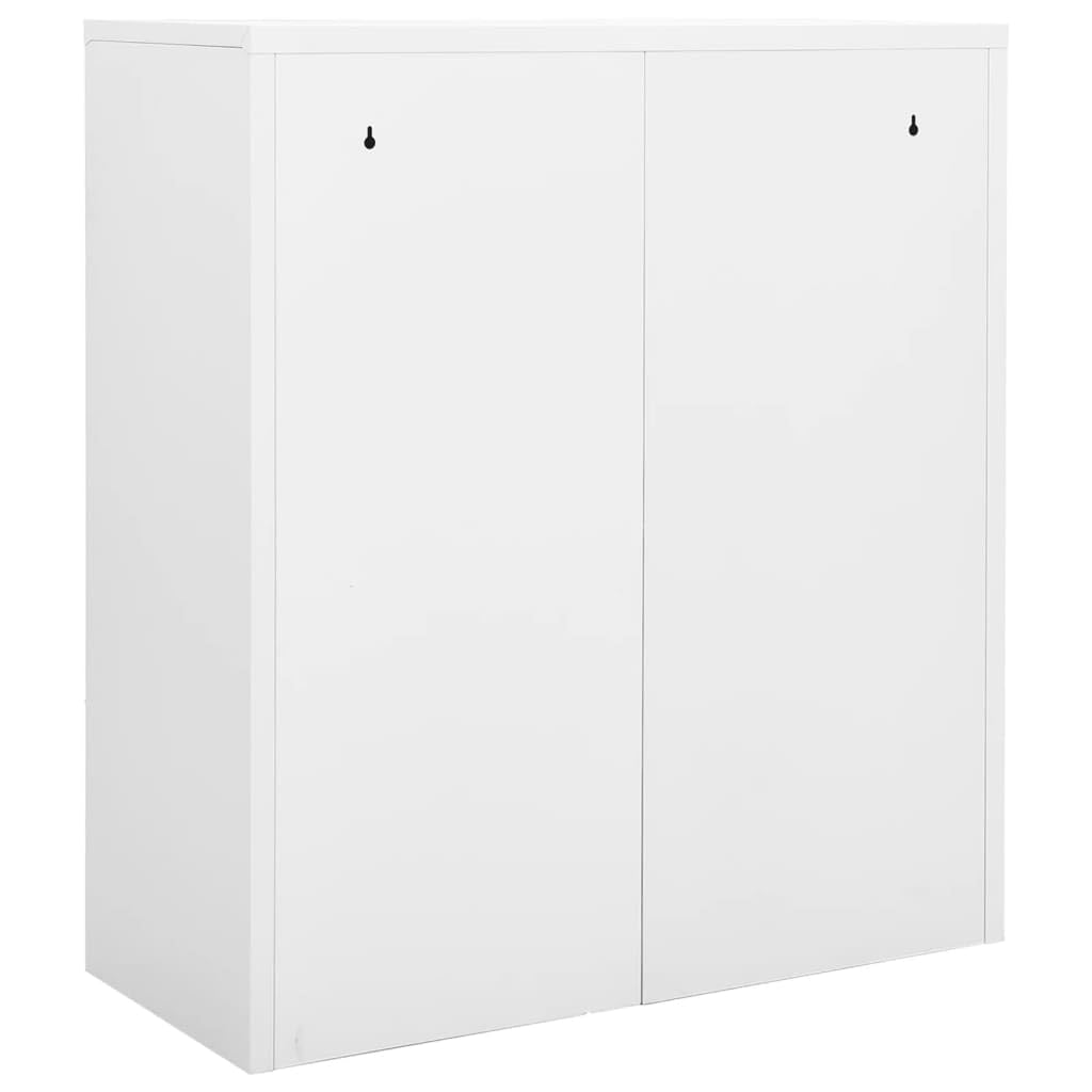 Vidaxl Office Cabinet White 35.4&quot;X15.7&quot;X40.2&quot; Steel