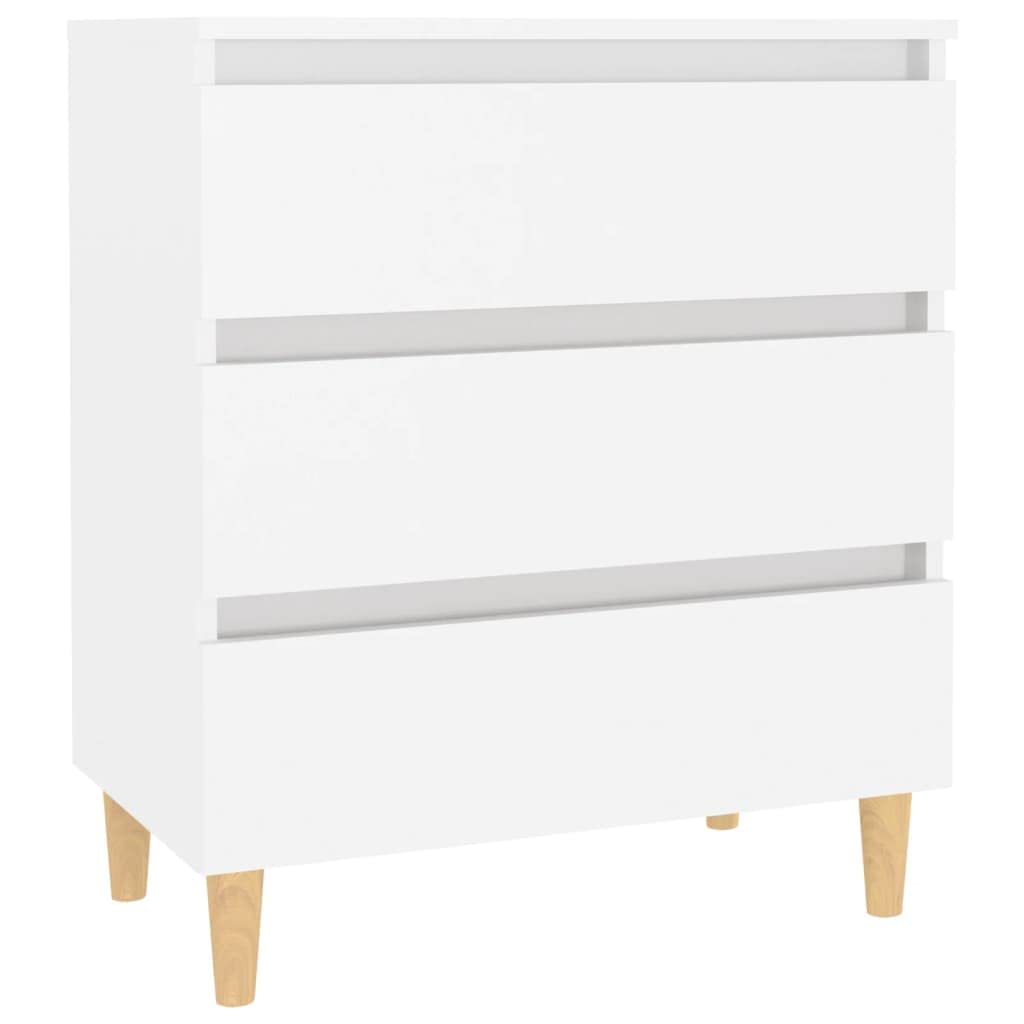 vidaXL Sideboard White 23.6&quot;x13.8&quot;x27.2&quot; Chipboard