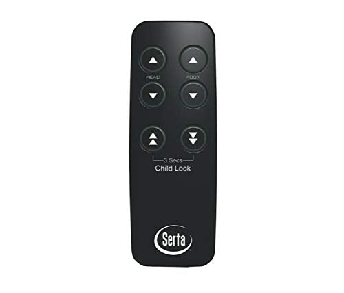 Serta Motion Slim (New Black Or Silver Version) Replacement Remote Control For Adjustable Beds